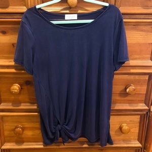 Lavender Fields • front tie top • size M/L